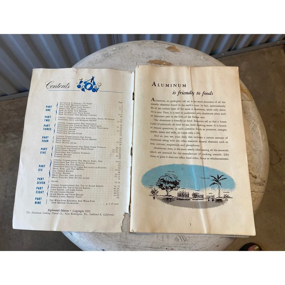 1950s Wear Ever New Method Cooking Instruction Book